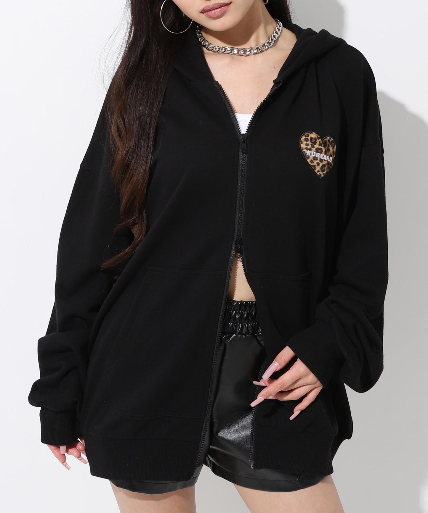 KOGYARU×ANAP  2パターン柄ビックパーカー【親子お揃い】 794-9376