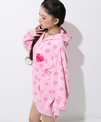 KOGYARU×ANAP  2パターン柄ビックパーカー【親子お揃い】 794-9376