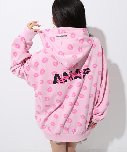 KOGYARU×ANAP  2パターン柄ビックパーカー【親子お揃い】 794-9376