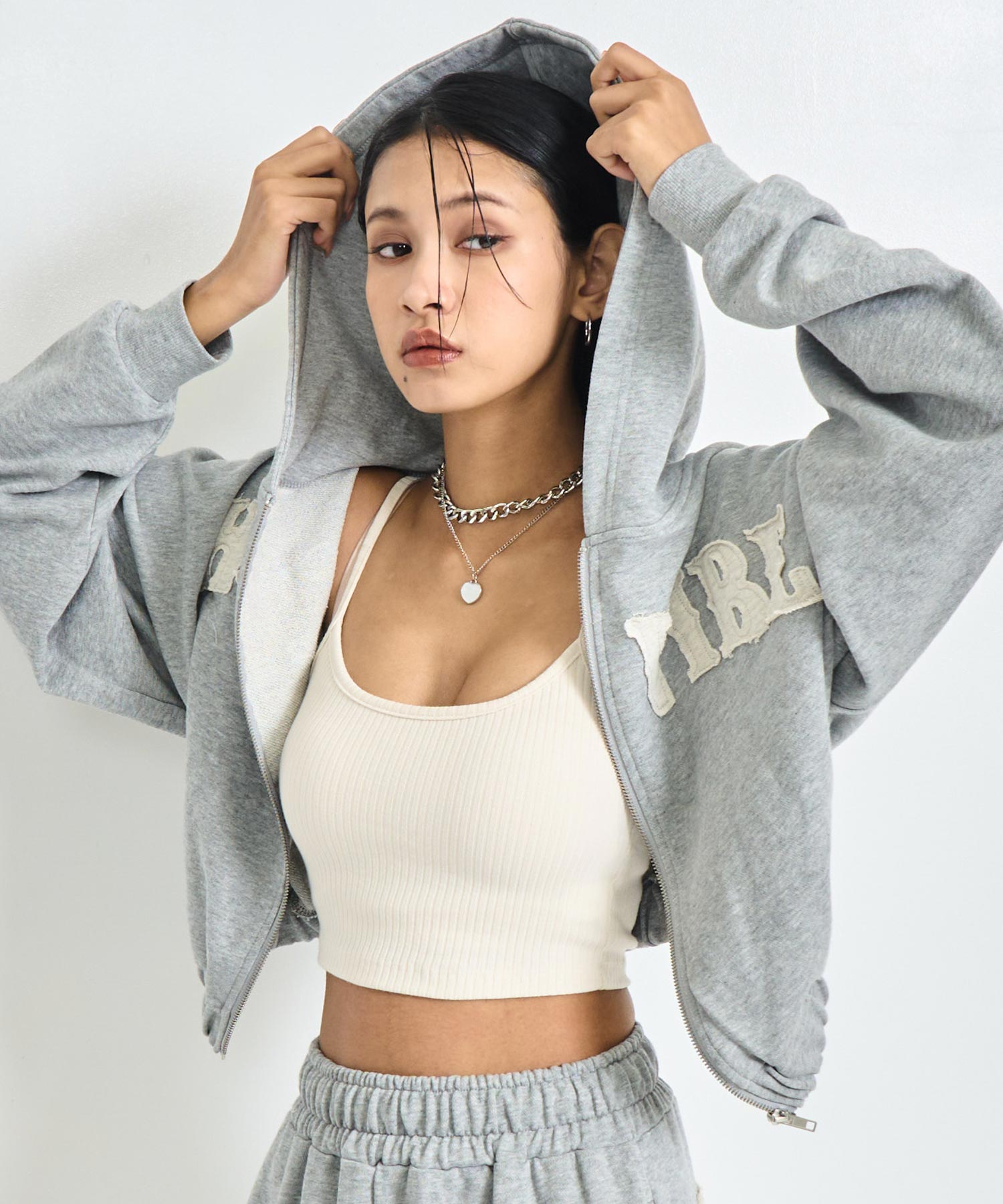 ワッペン ロゴ 裏毛 スウェット ジップパーカー 794-9380 – ANAP