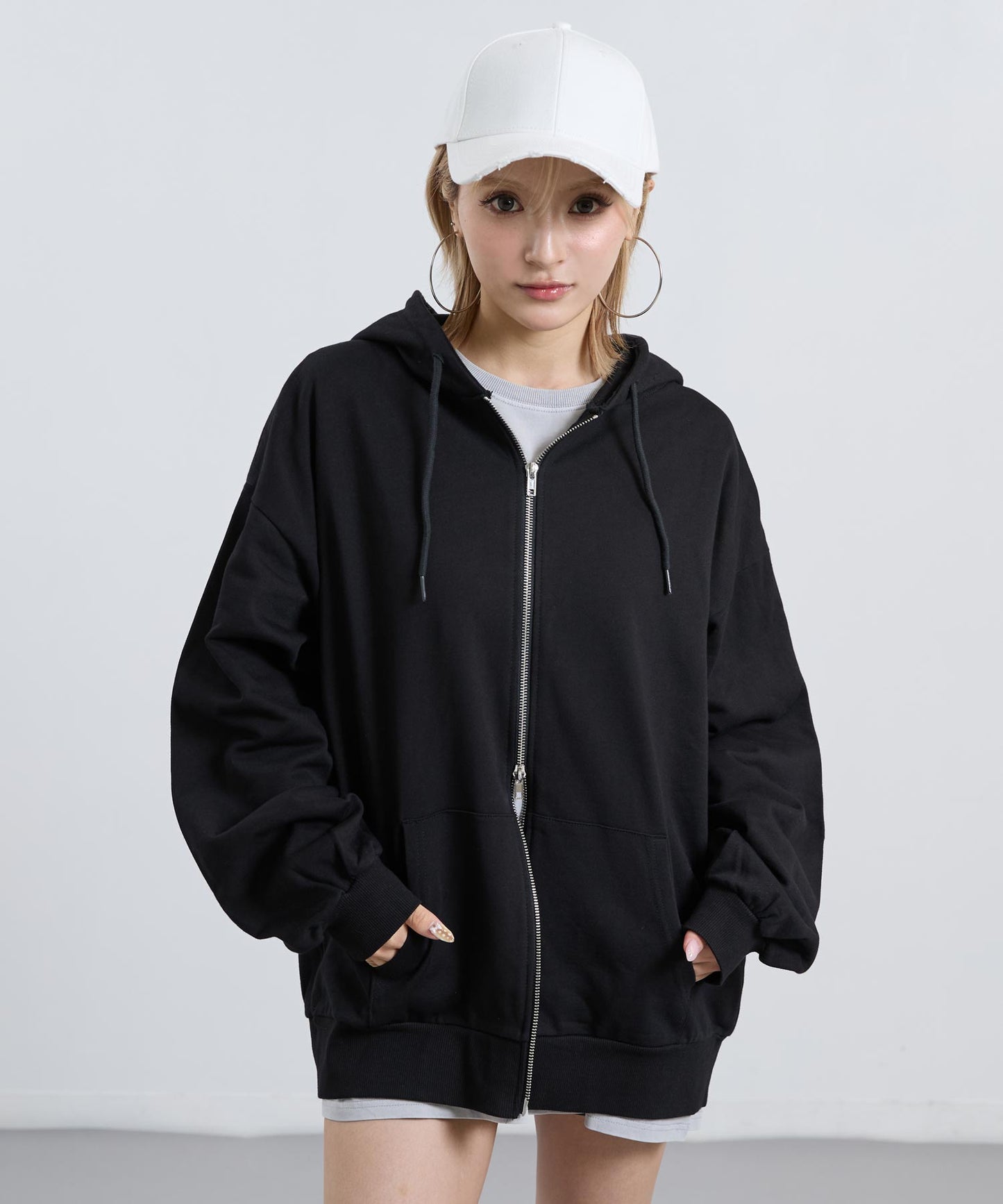 ビッグシルエット フーディパーカー 794-9521