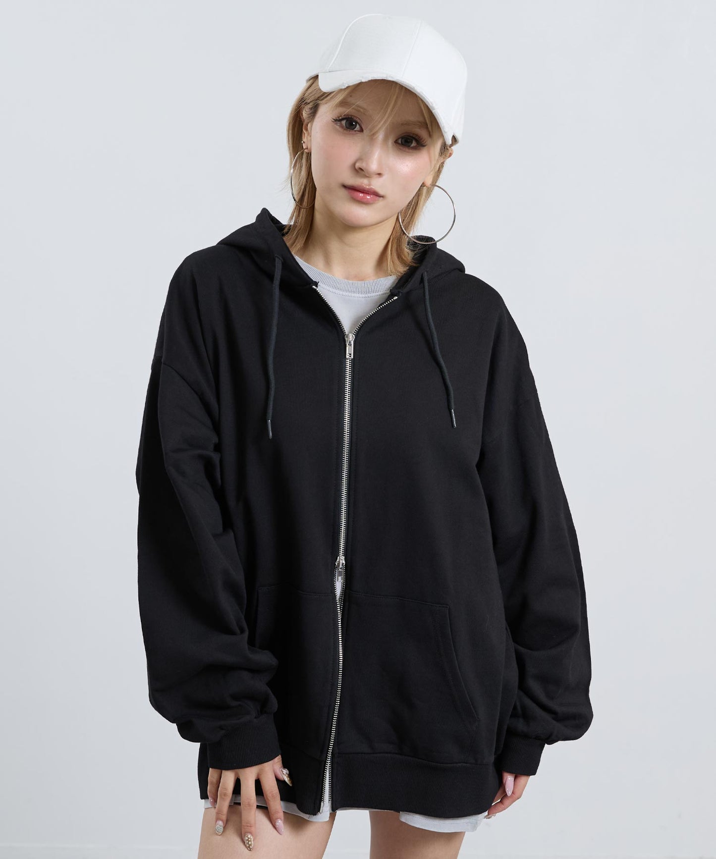 ビッグシルエット フーディパーカー 794-9521