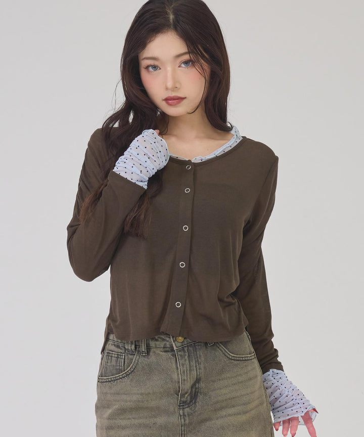 ブラウン(身長：約163cm)