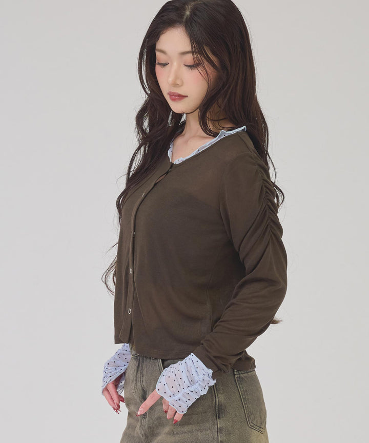 ブラウン(身長：約163cm)