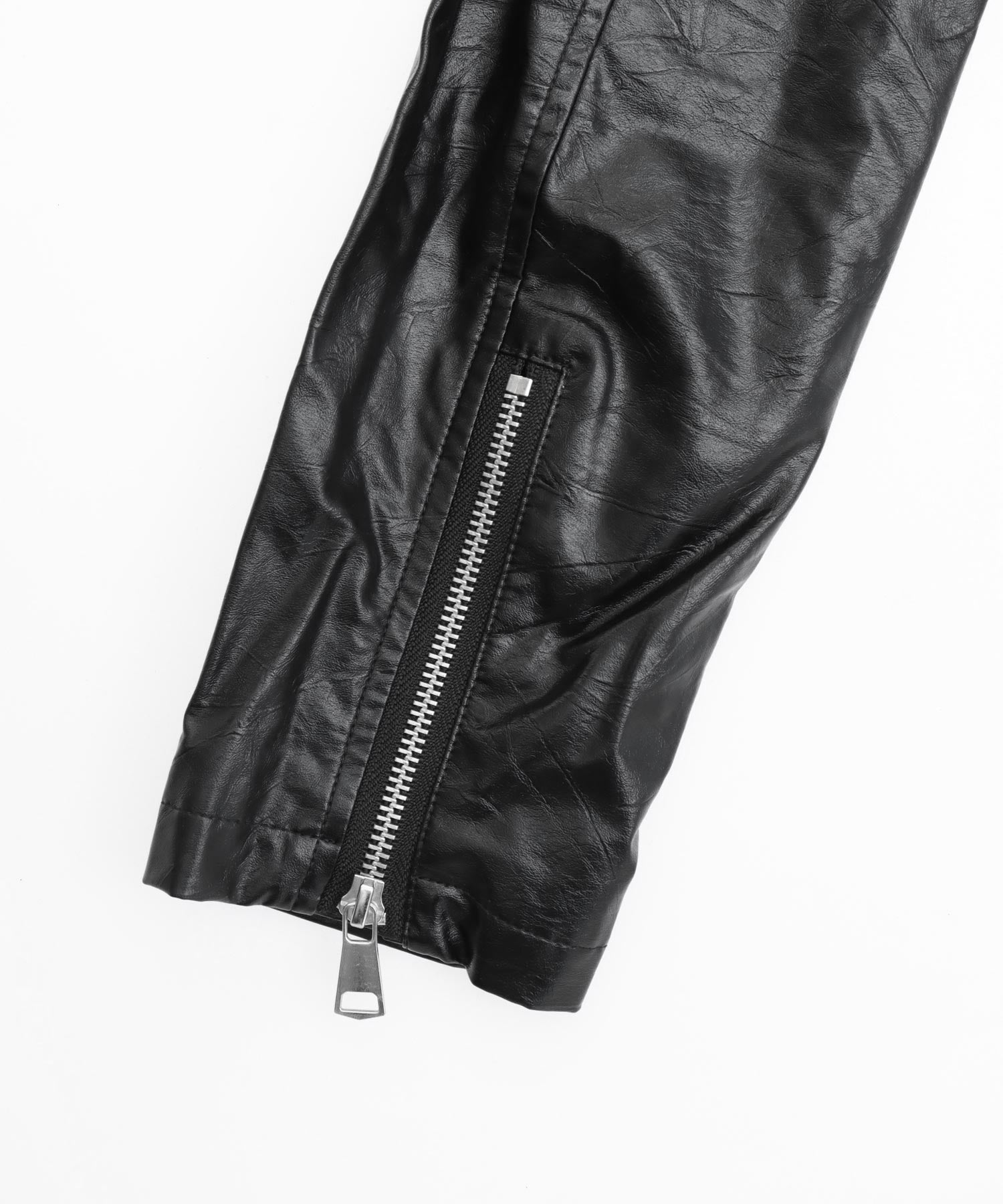コンパクト クロップド フェイク レザー ジャケット 795-9499 – ANAP