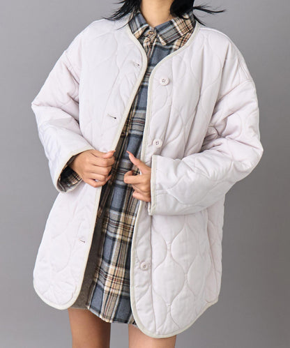 裏地付き オーバーサイズ キルティング コート 796-9399
