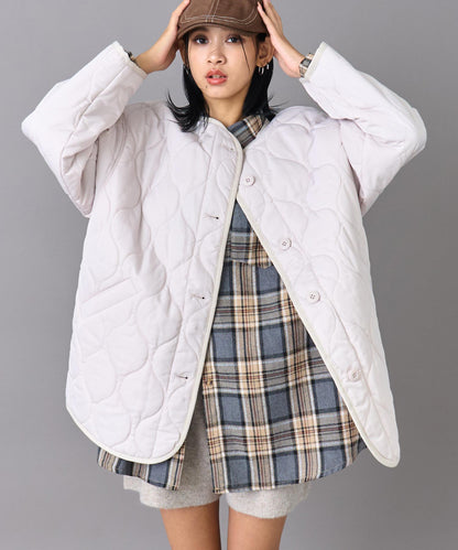 裏地付き オーバーサイズ キルティング コート 796-9399
