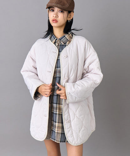 裏地付き オーバーサイズ キルティング コート 796-9399