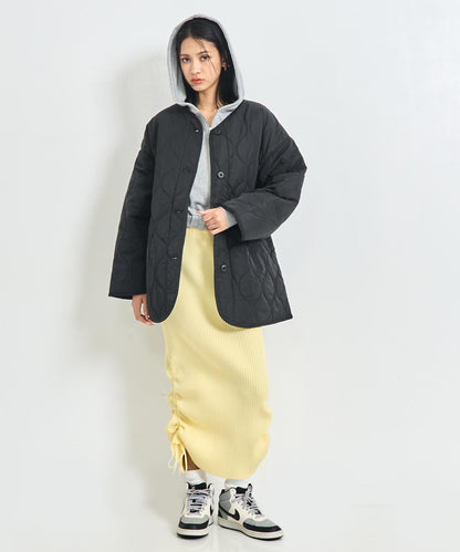 裏地付き オーバーサイズ キルティング コート 796-9399