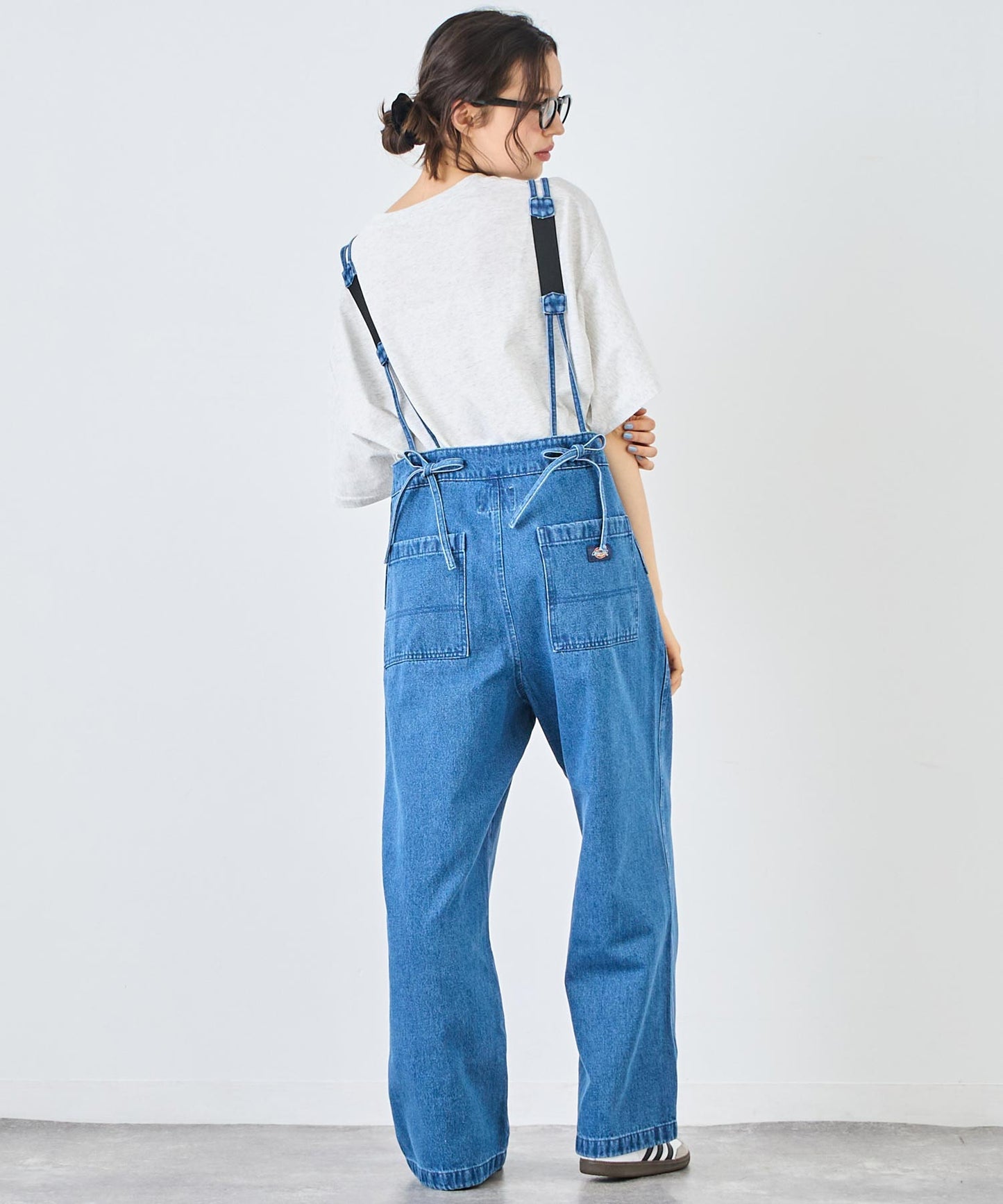 【Dickies】デニム ダブル サロペット 797-9249