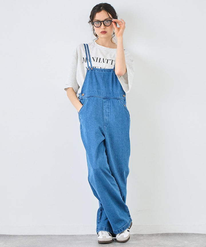 【Dickies】デニム ダブル サロペット 797-9249