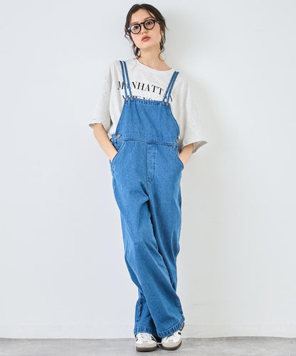 【Dickies】デニム ダブル サロペット 797-9249