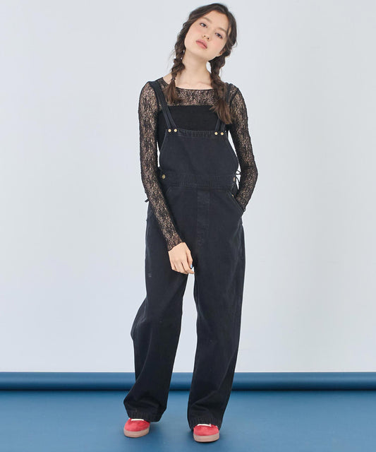 【Dickies】デニム ダブル サロペット 797-9249