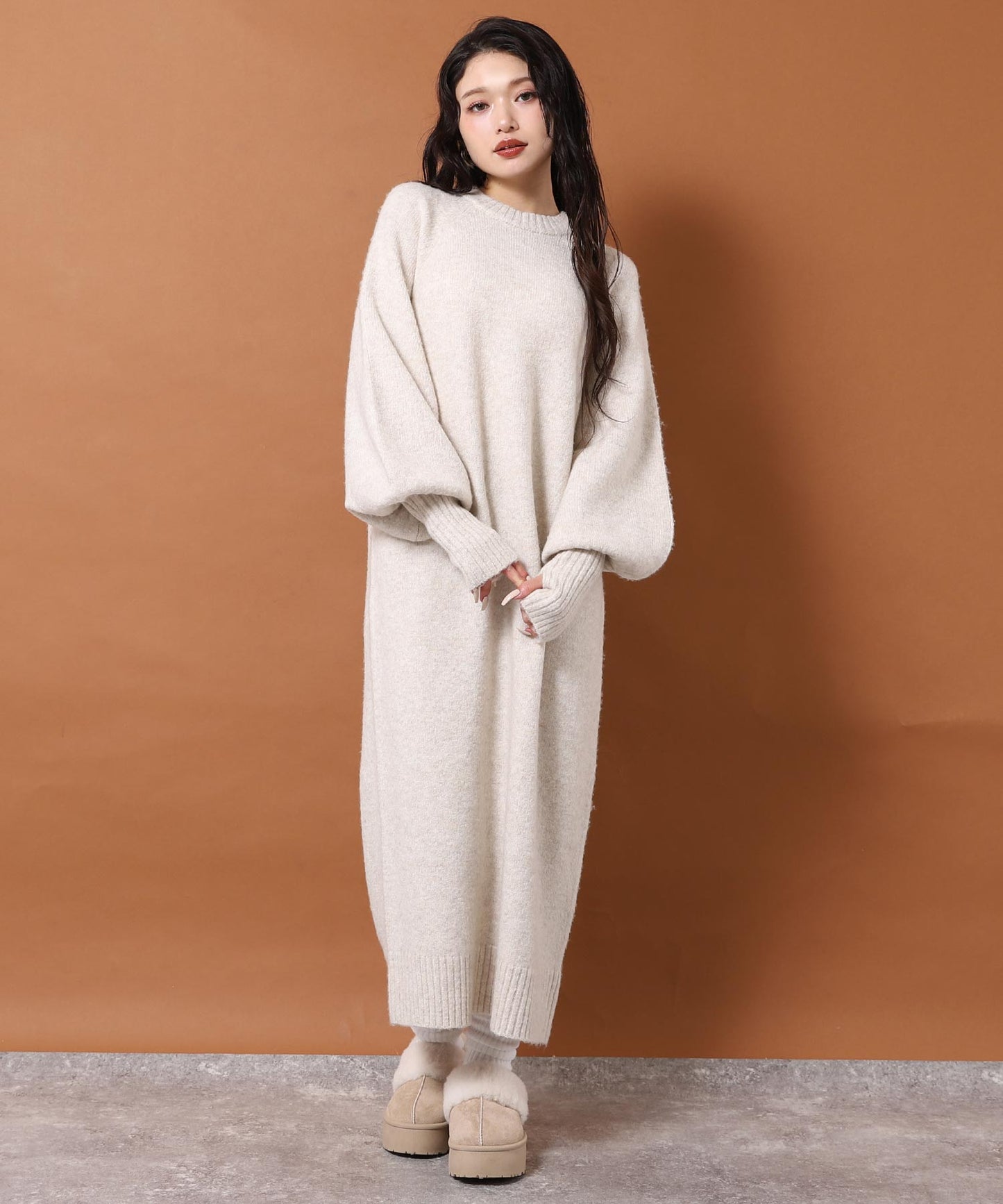 アイボリー/163cm