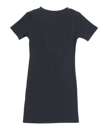 テレコ リブインナー ドッキング ミニワンピース 797-9474