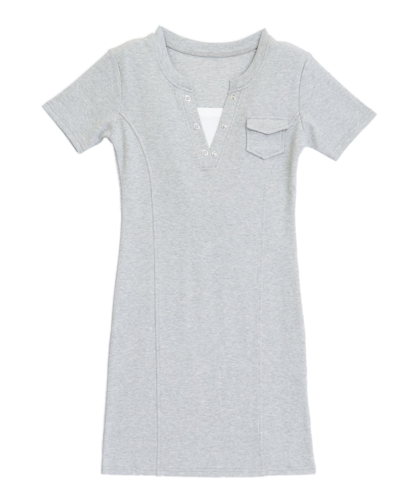 テレコ リブインナー ドッキング ミニワンピース 797-9474