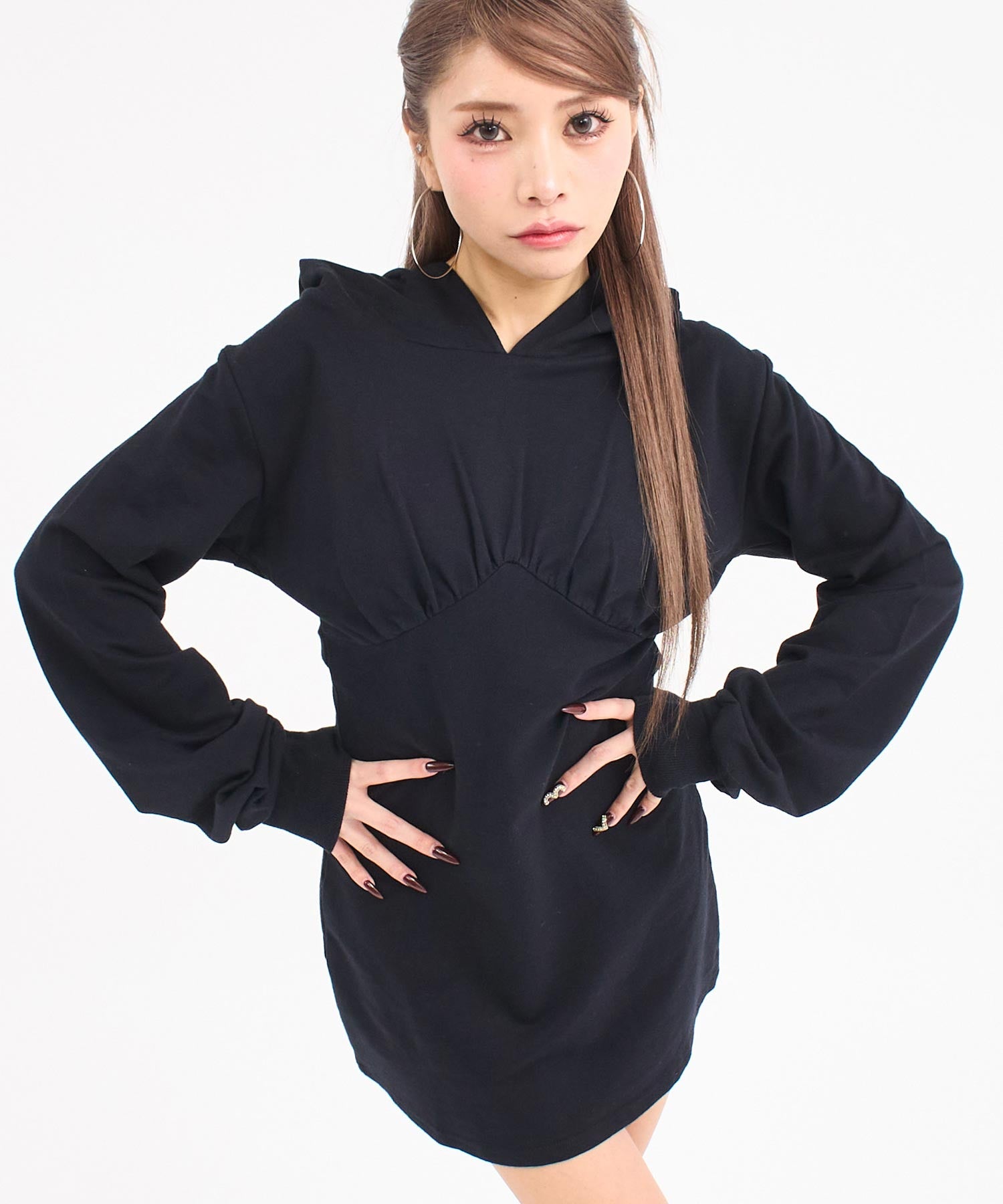 CHANMINA ブラック フード付きパーカー AOD4 Lサイズ 商品一覧ページ | CHANMINA OFFICIAL STORE | ITEM