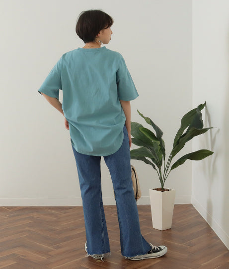 スリット デニムパンツ 22045