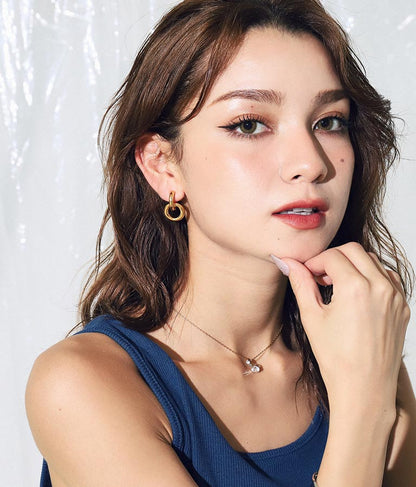 サークルデザイン スタッドピアス 159-5252