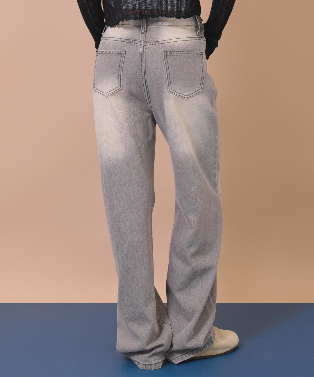 グレー(Sサイズ着用/身長：約163cm)