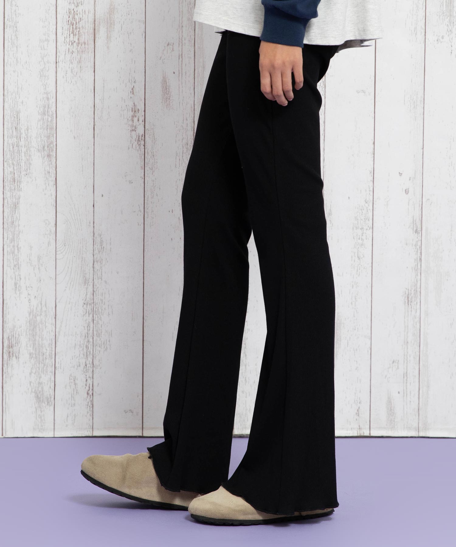 リブリラックスフレアパンツ 812-6912 – ANAP オンラインショップ