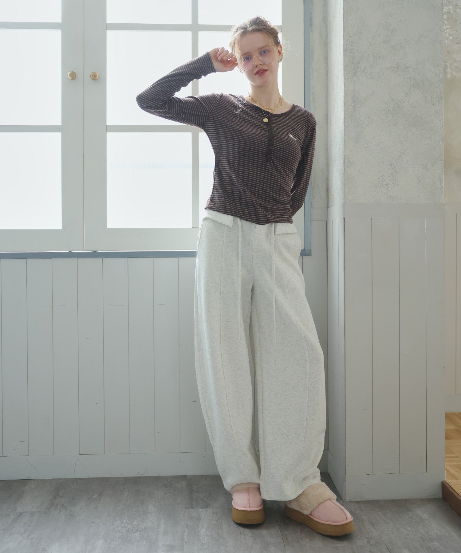 ウエストデザインスウェットパンツ 812-6913 – ANAP オンラインショップ