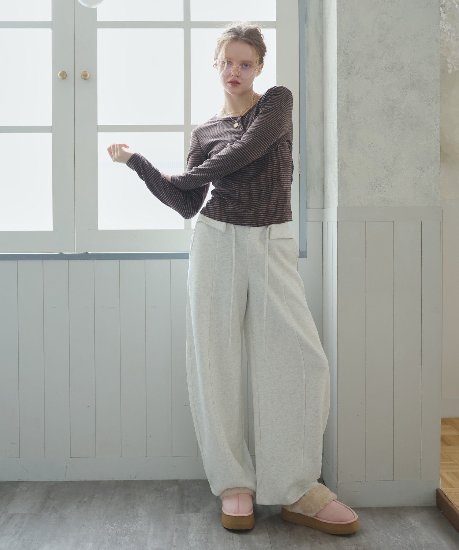 ウエストデザインスウェットパンツ 812-6913 – ANAP オンラインショップ