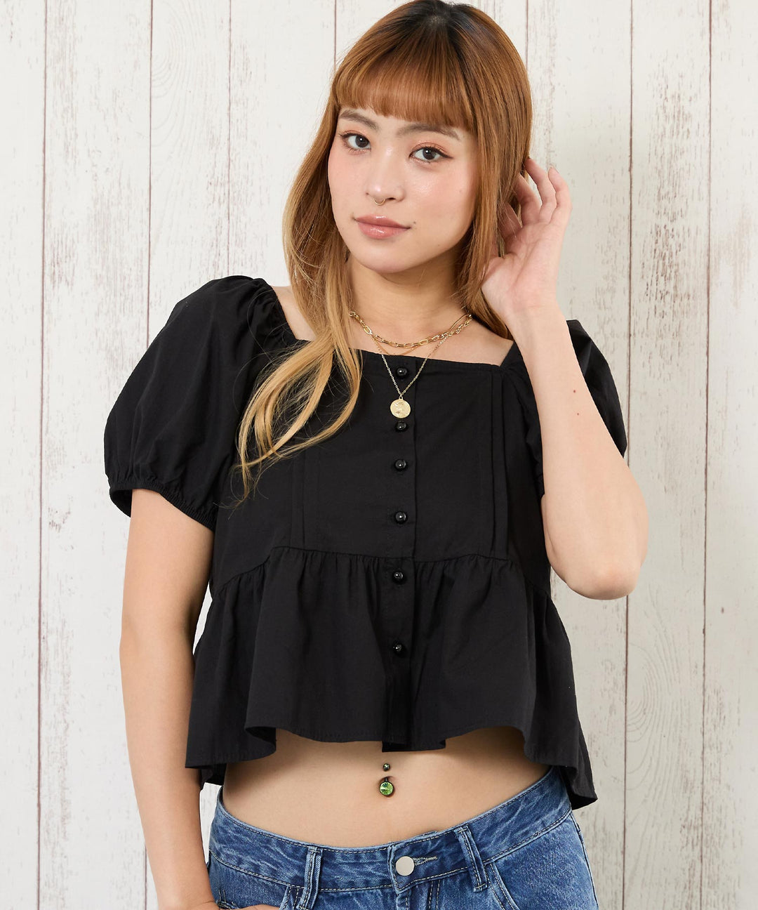 ブラック(身長：約165cm)