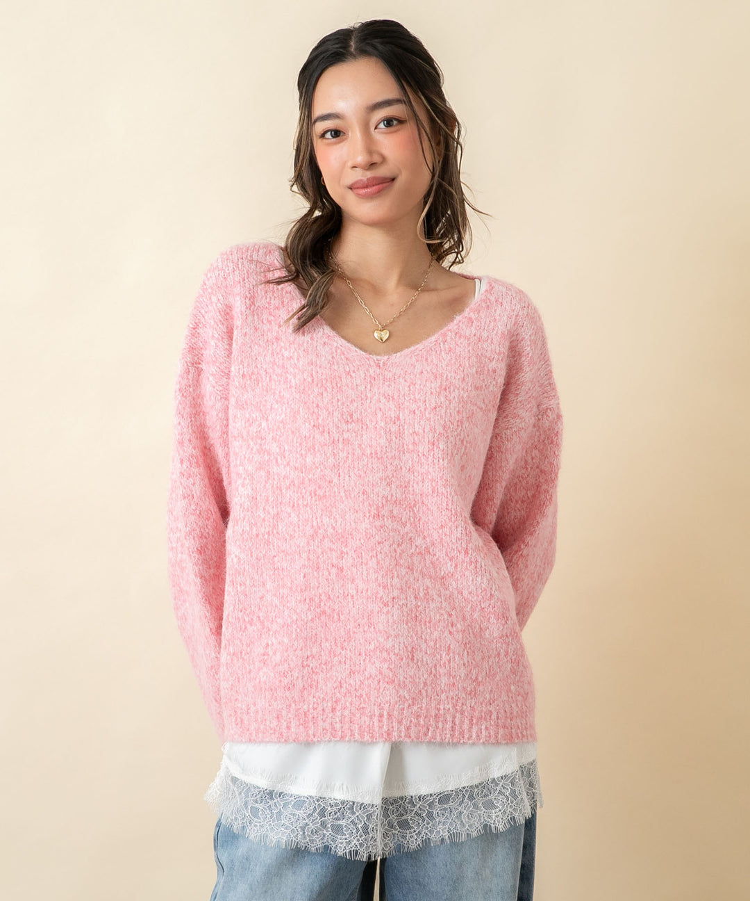 ピンク(身長：約163cm)