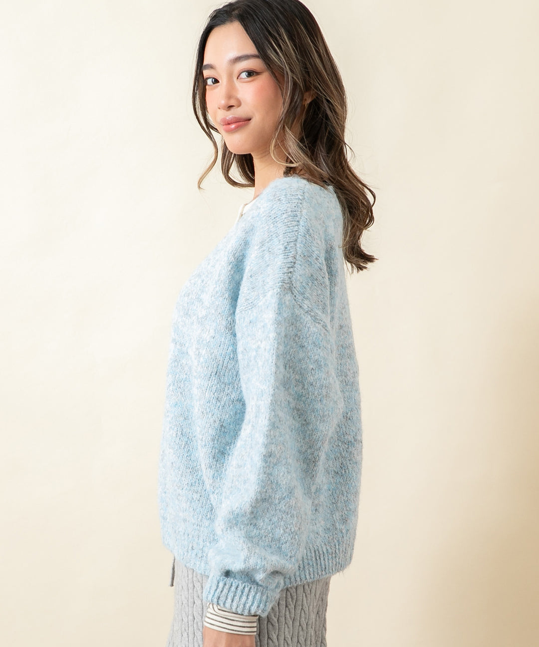 ライトブルー(身長：約163cm)