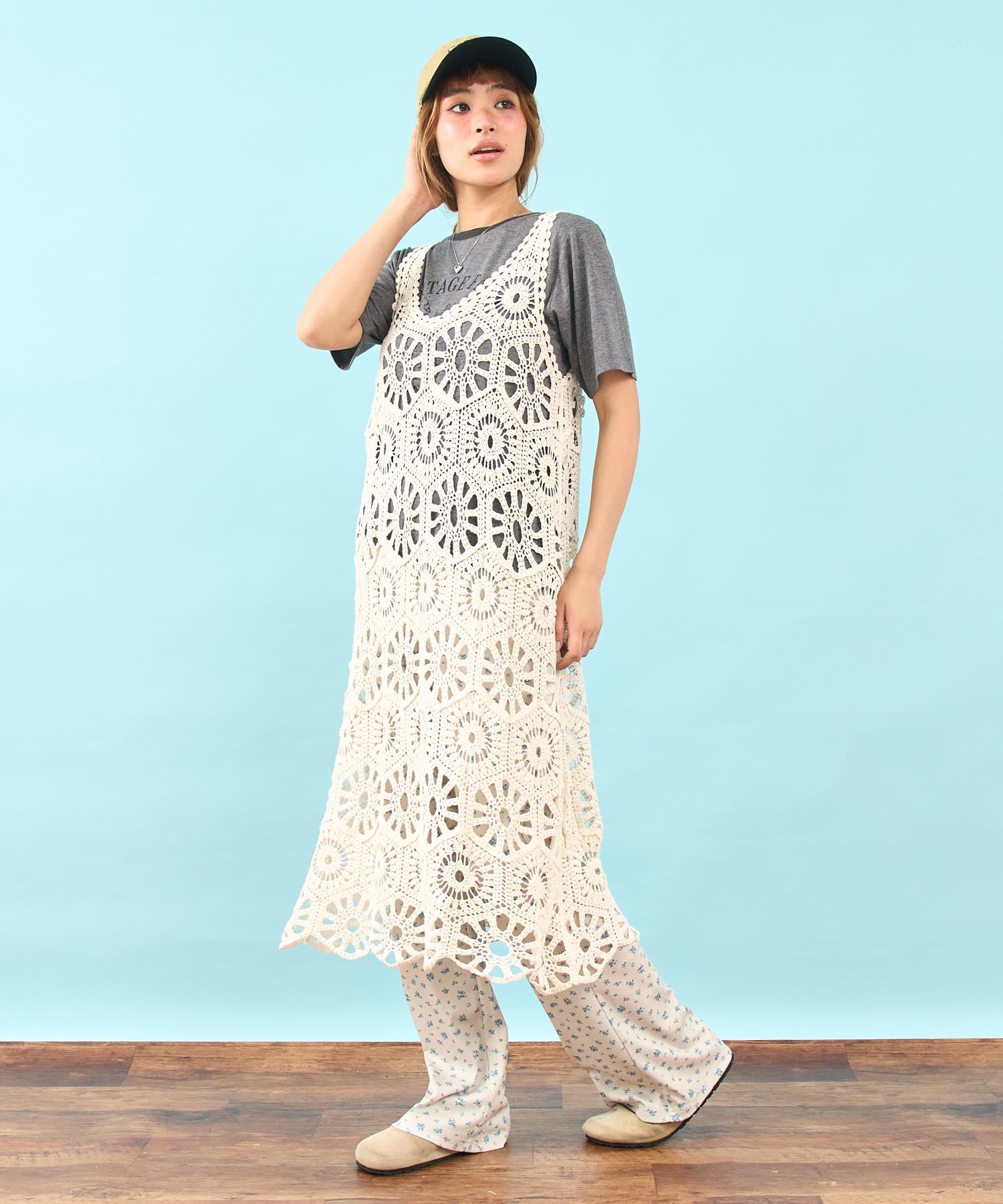 クロッシェ編み ロング ワンピース 817-6867 – ANAP オンラインショップ