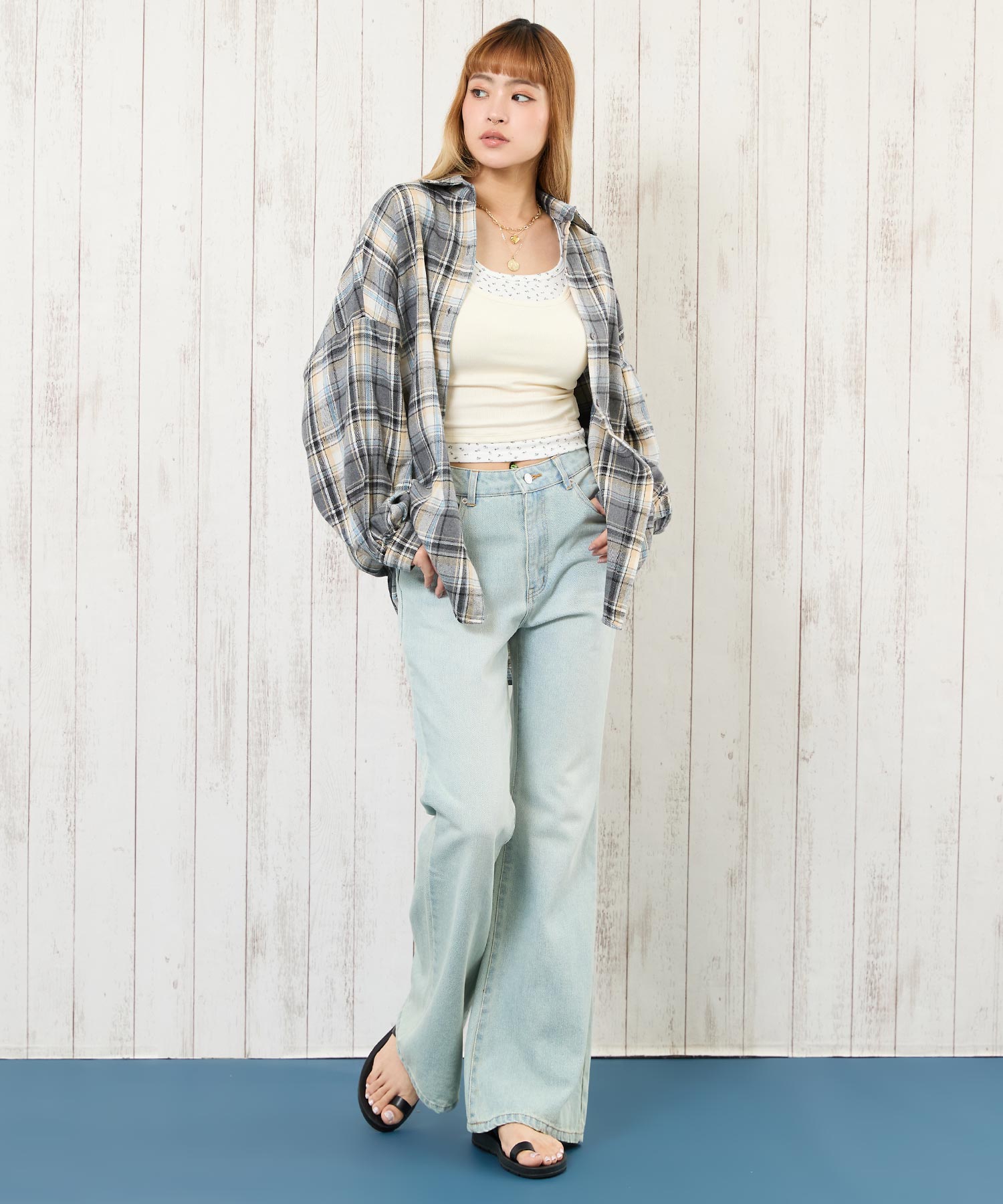 デニム フレアパンツ 852-6052 – ANAP オンラインショップ
