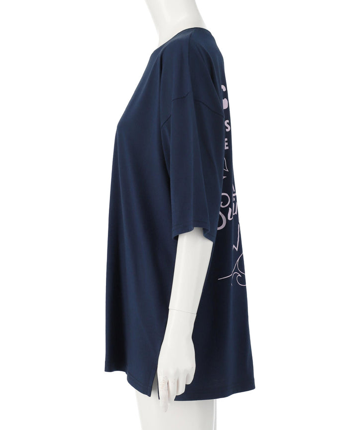 SEA モチーフ プリント ビッグ Tシャツ 853-5955