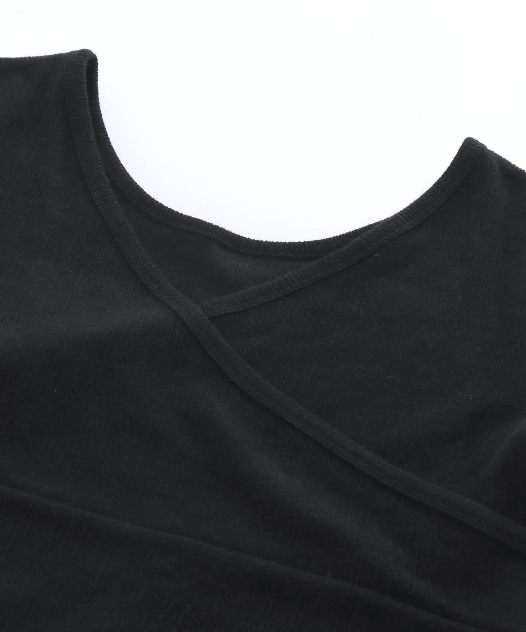 カット ジャガード 前後2WAY カシュクール 半袖 トップス 853-5974