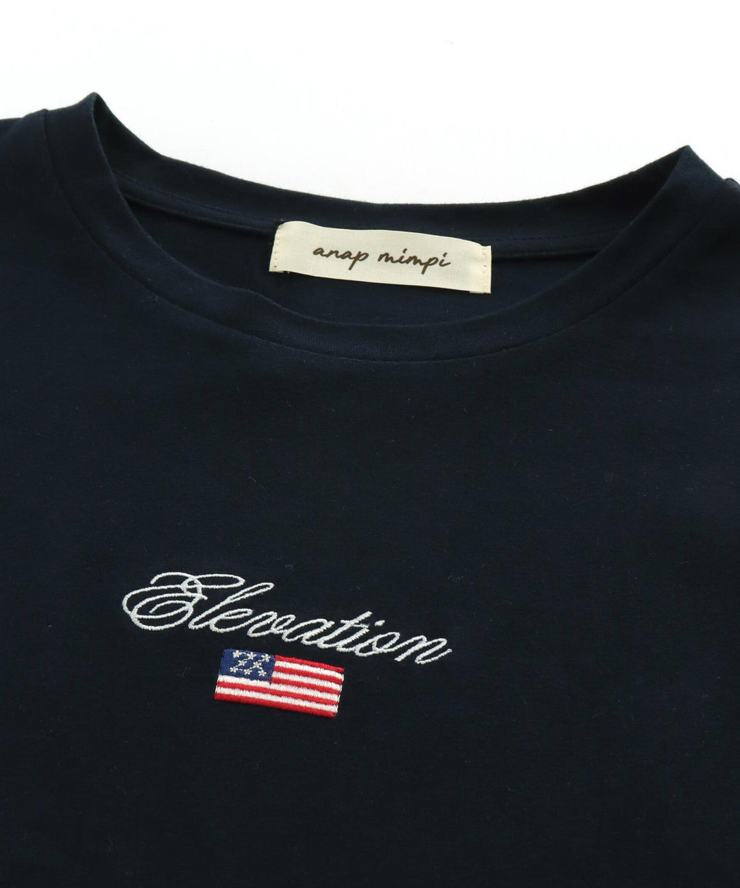 国旗 ロゴ ワンポイント 刺繍 ビッグ Tシャツ 853-5979