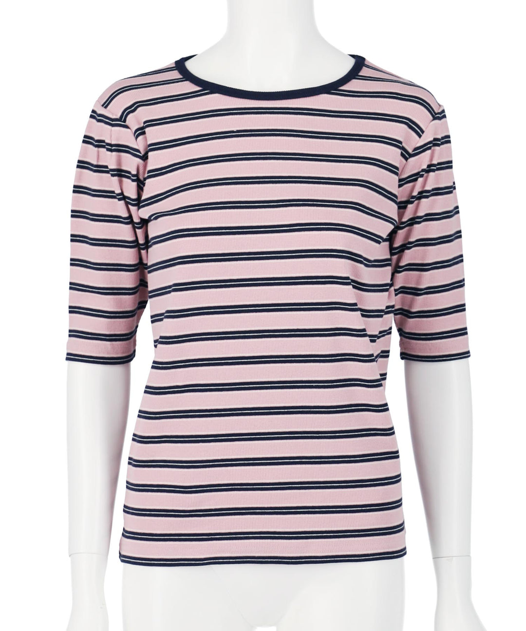 マルチボーダー コンパクト 半袖 Tシャツ 853-5984