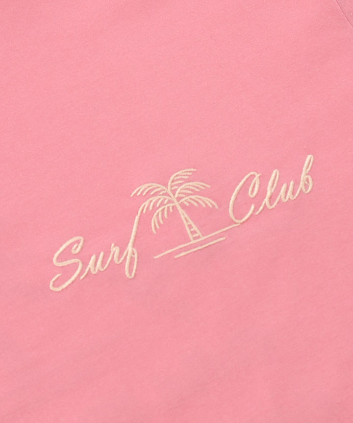 サーフ プレート メッセージ カラー ロゴ 刺繍 Tシャツ 853-6026
