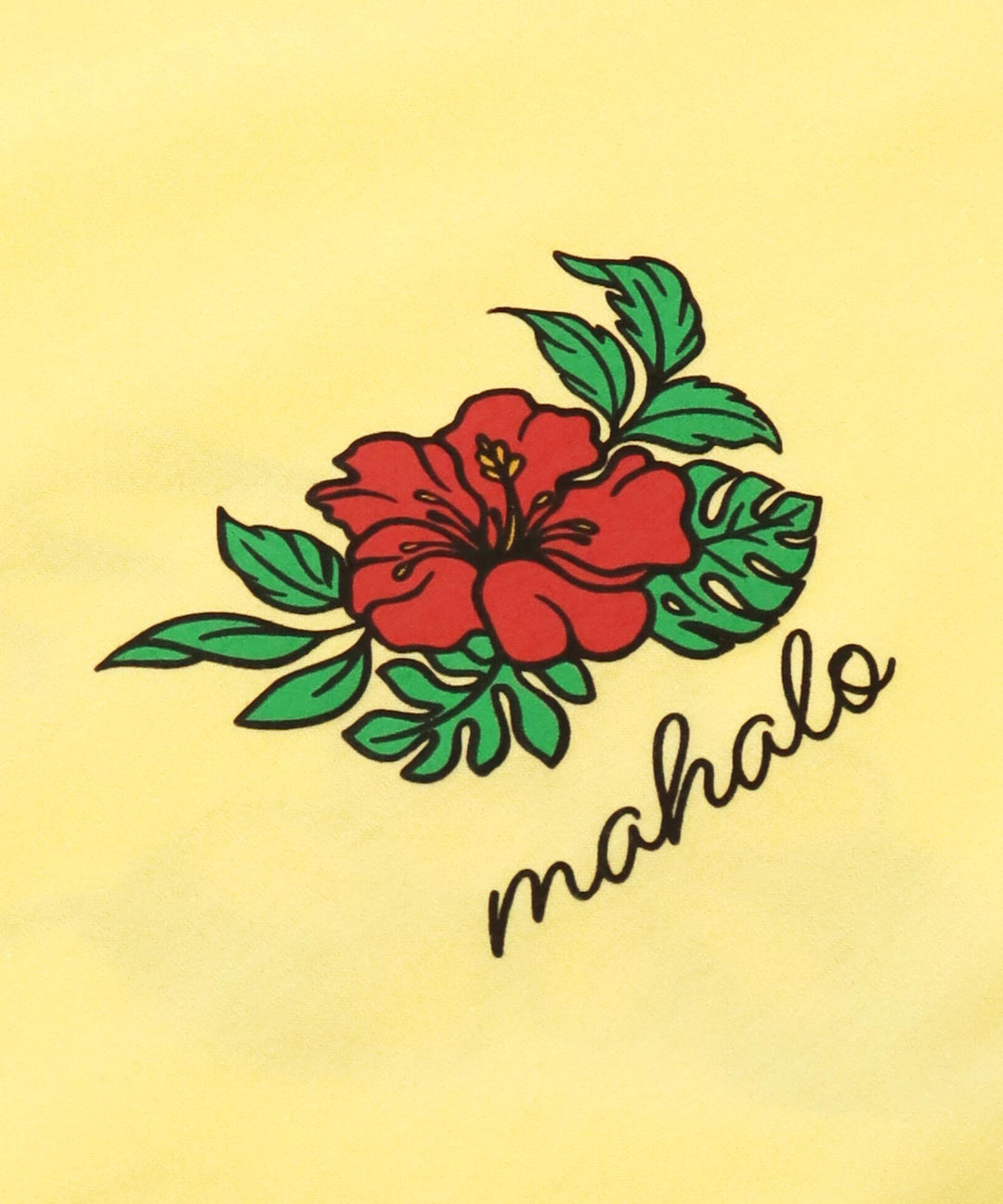ハワイアン プリント オーバーサイズ Tシャツ 853-6028
