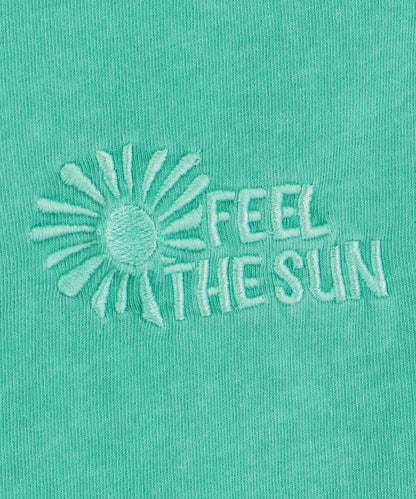 ピグメント 加工 刺繍 カット オフ Tシャツ 853-6042