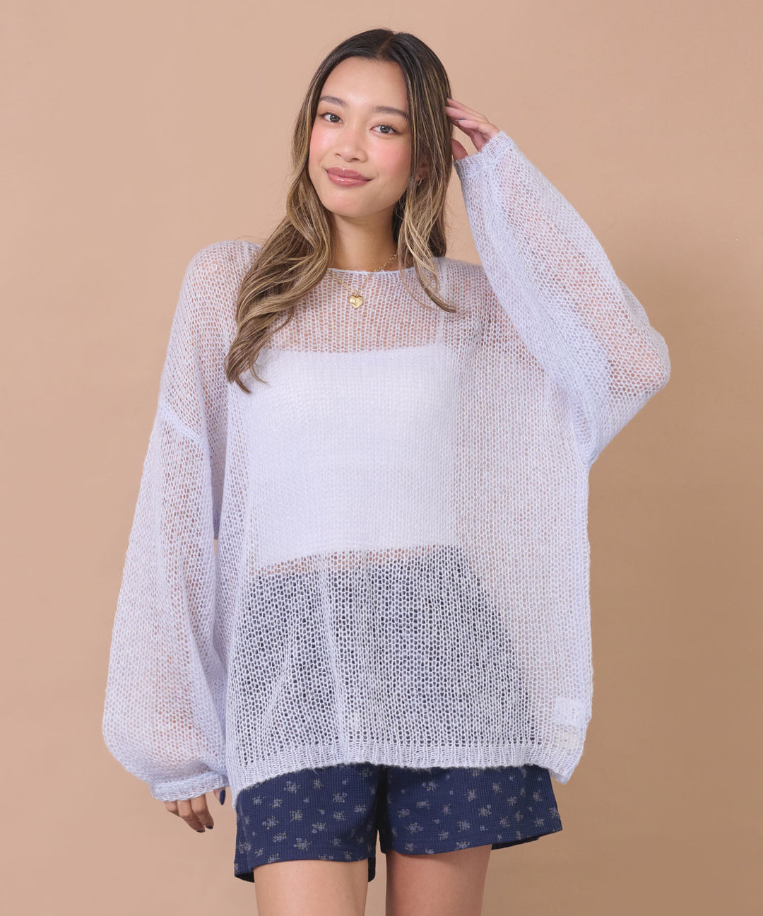 ライトブルー(身長：約163cm)