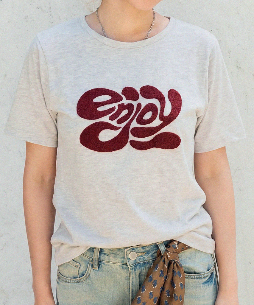 フロッキー ロゴ プリント コンパクト Tシャツ 853-6058 – ANAP
