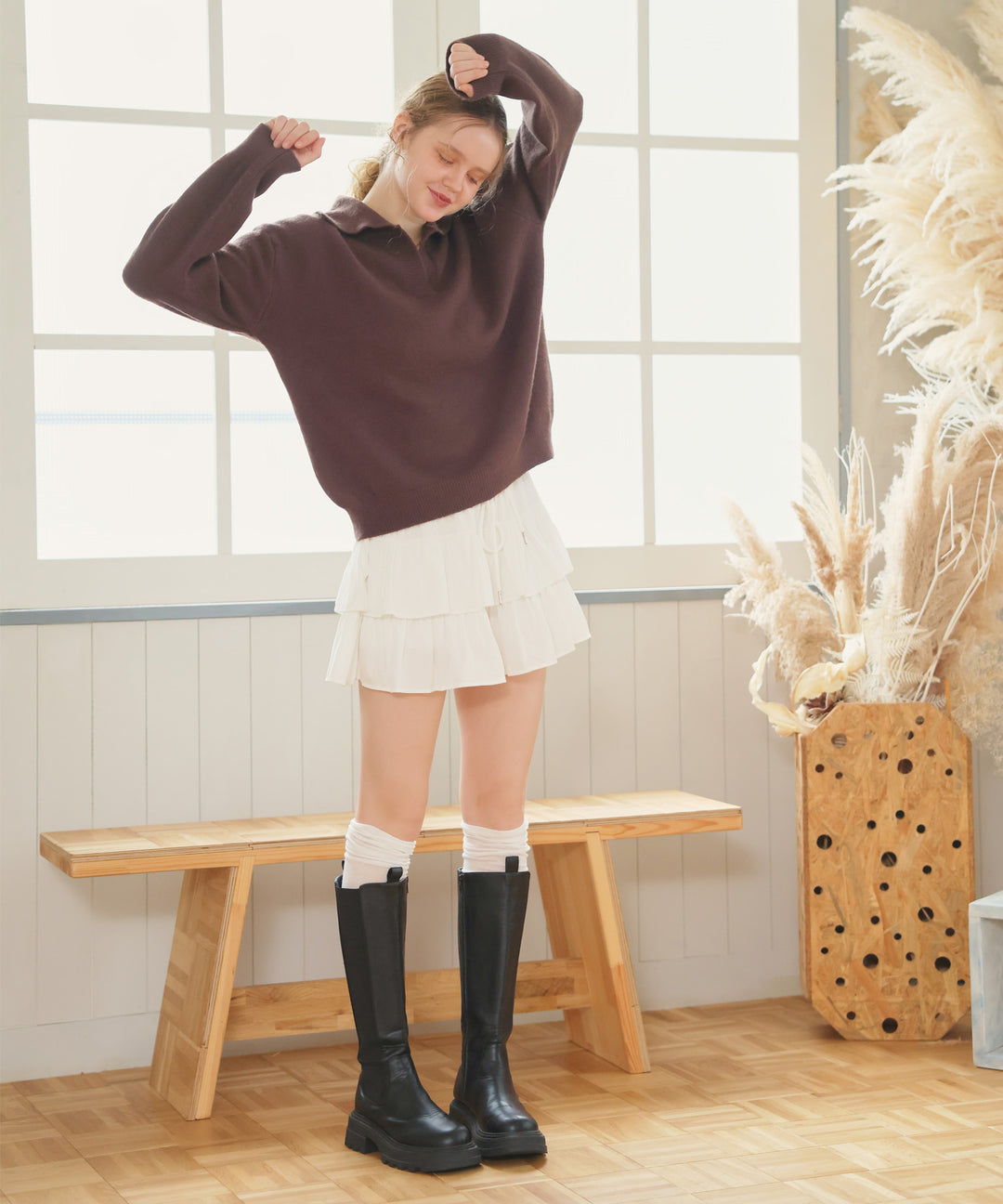 ブラウン(身長：約170cm)