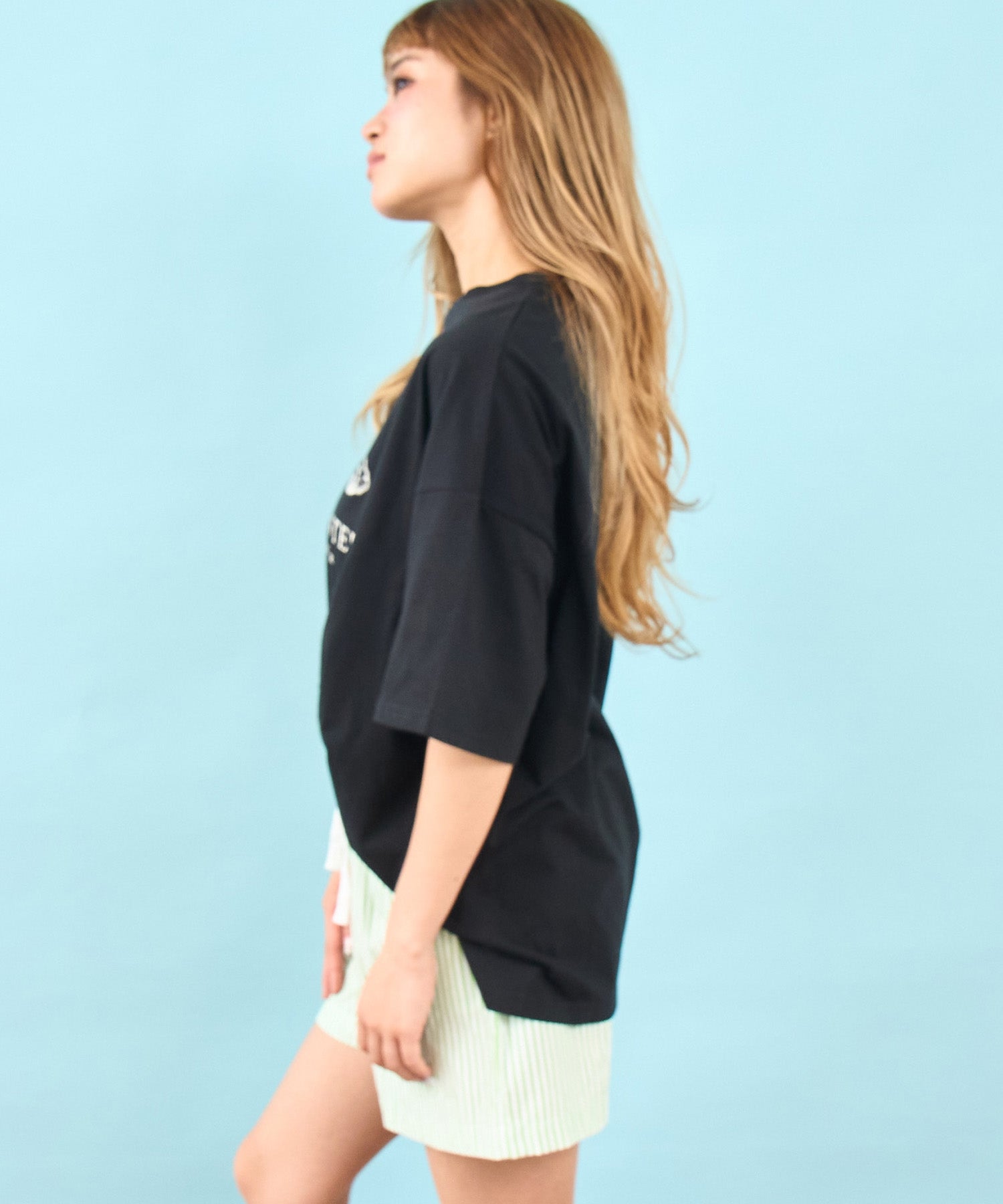オイスター プリント 半袖 オーバーサイズ Tシャツ 853-6024 – ANAP