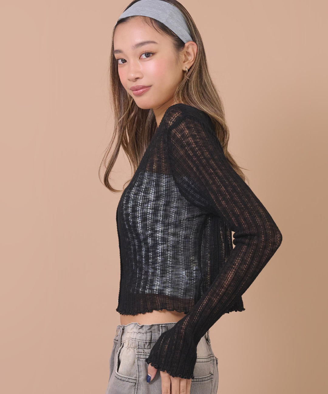 ブラック(身長：約163cm)