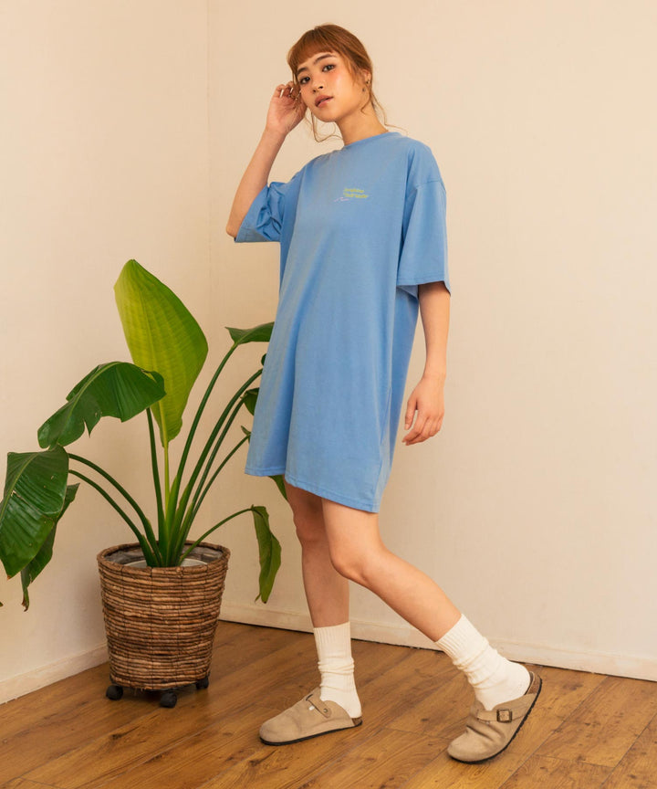 SUN &amp; SEA サーフ プリント ビッグ Tシャツ ワンピース 857-5969