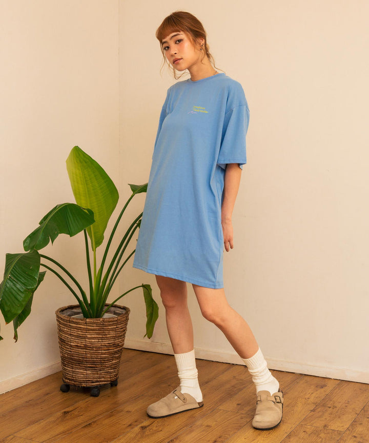 SUN &amp; SEA サーフ プリント ビッグ Tシャツ ワンピース 857-5969