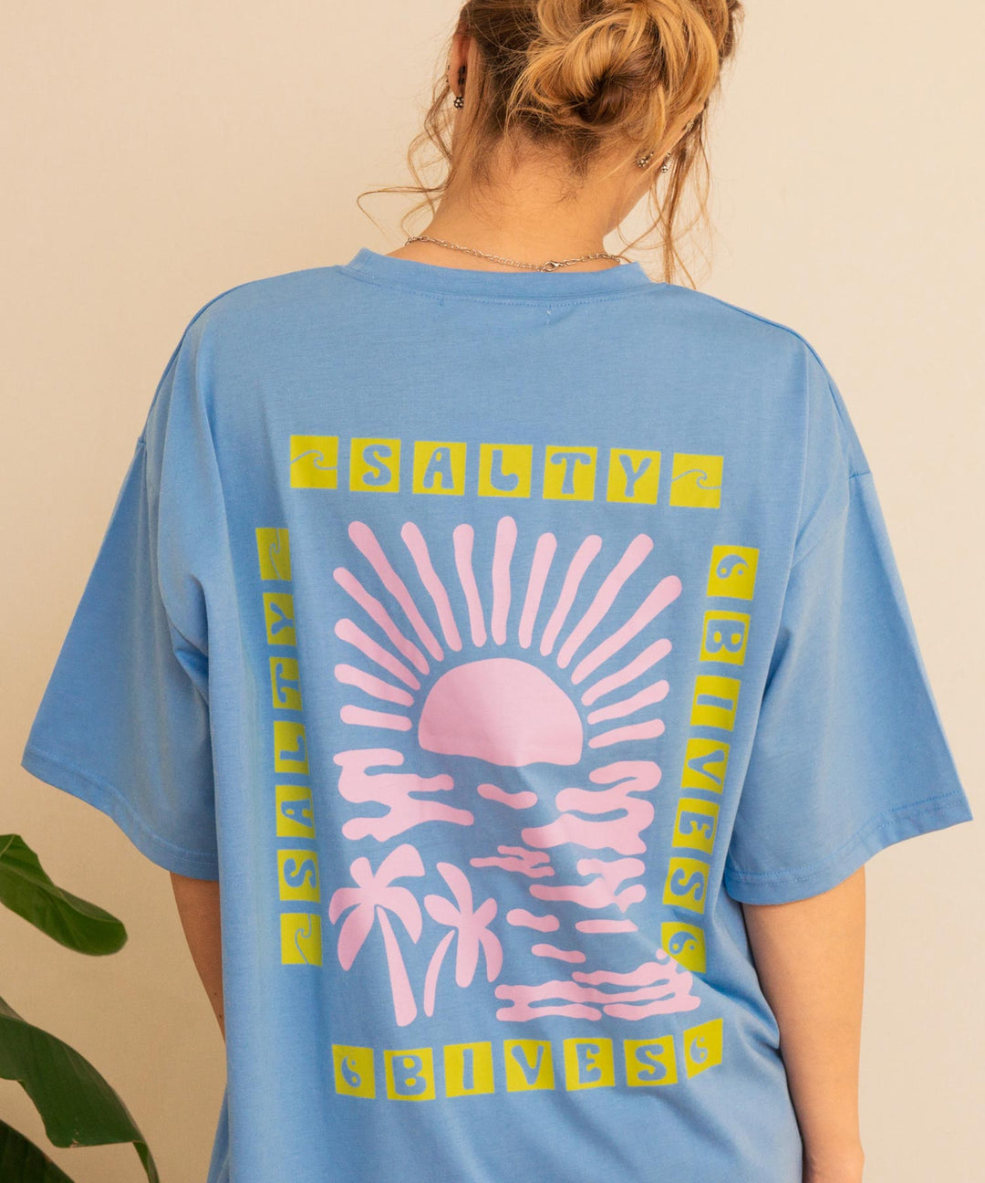SUN &amp; SEA サーフ プリント ビッグ Tシャツ ワンピース 857-5969