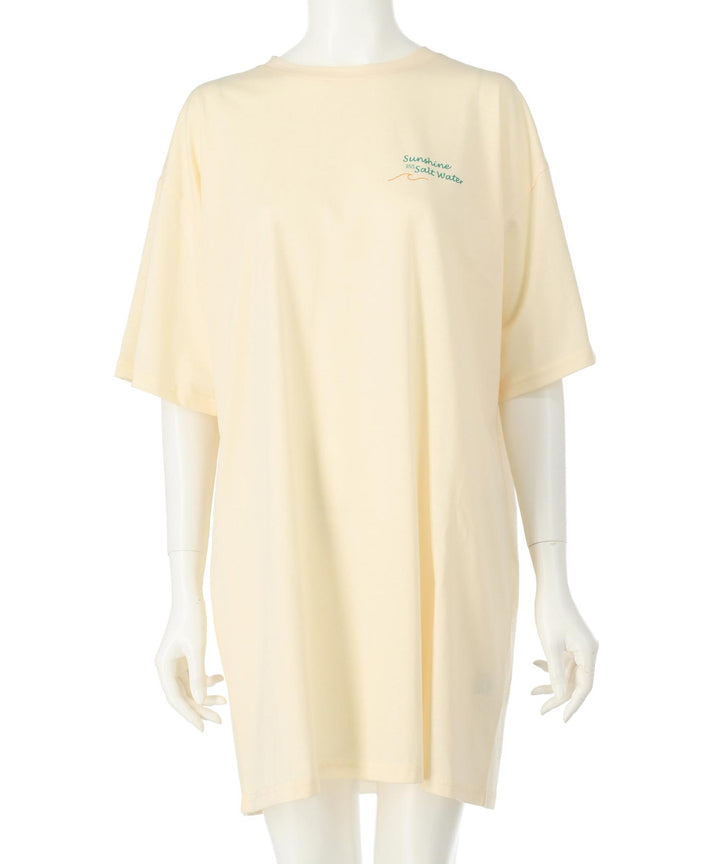 SUN &amp; SEA サーフ プリント ビッグ Tシャツ ワンピース 857-5969