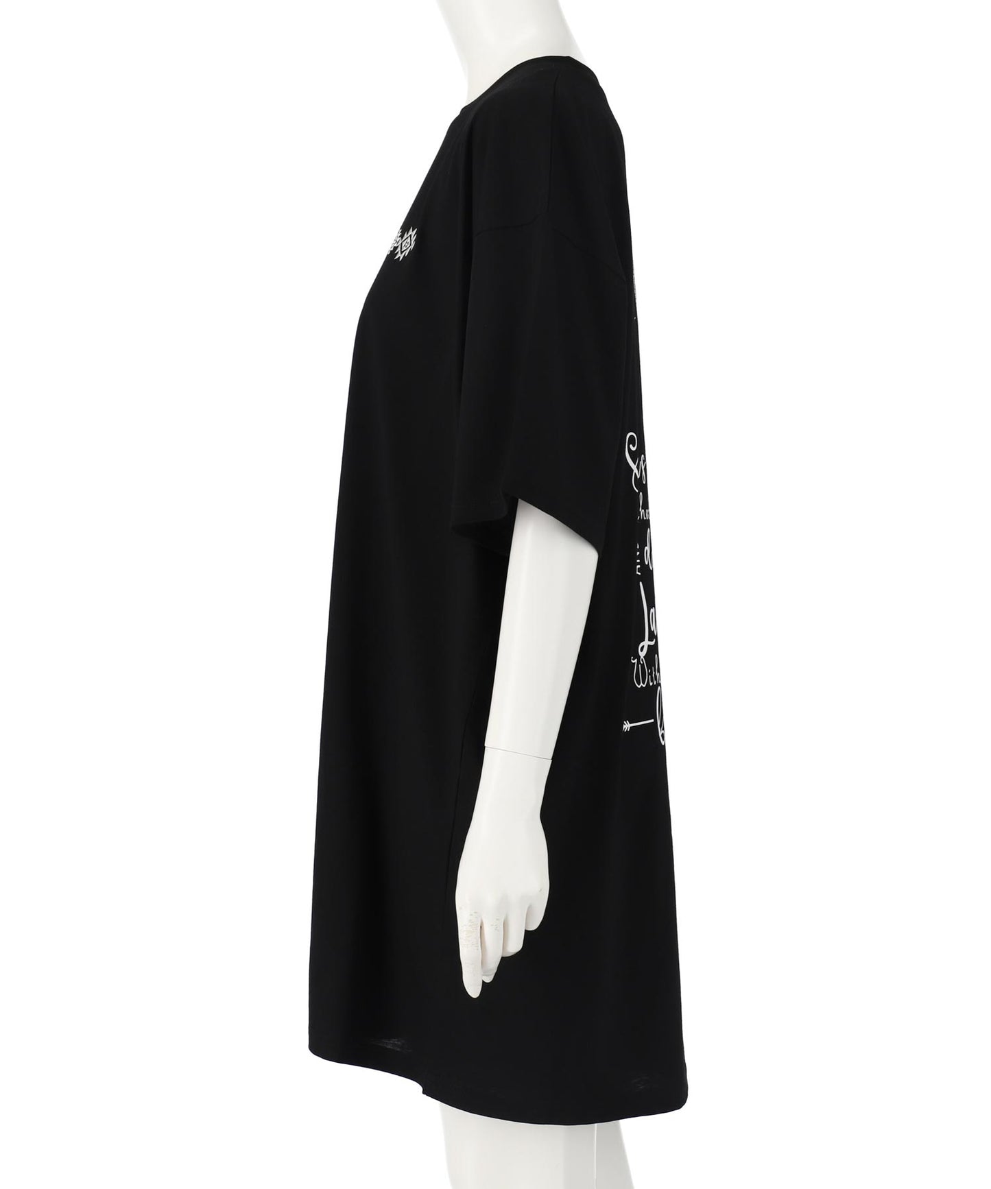 BOHO Dream catcher メッセージ プリント ビッグ Tシャツ ワンピース 857-5970