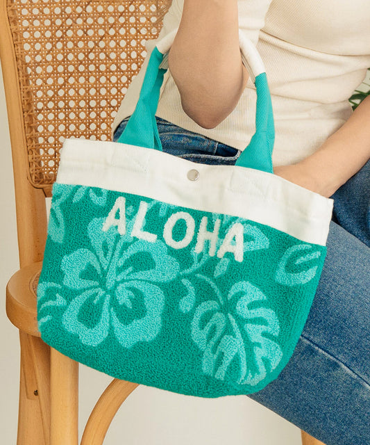 アロハ サガラ刺繍 トートバッグ 859-5987